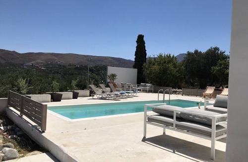 Karefiliana Villa | Traditional Stone Villa with Sea Views, Private Pool and 10 mins from beach