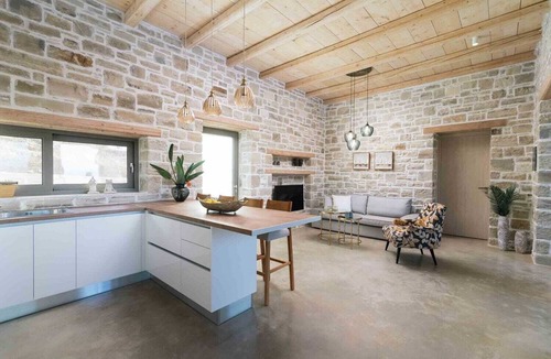 Sivas Villa | Triades Villas 1, dreamlike natural stone house with saltwater pool, quiet surroundings