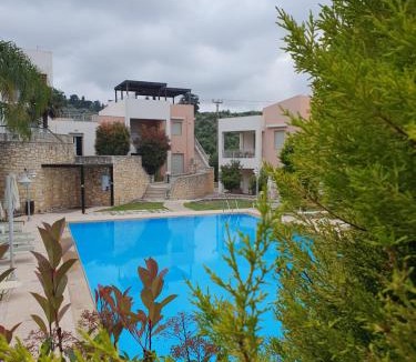 Loutra Apartment | Urania Luxury Suite with pool view -Loutra Resort
