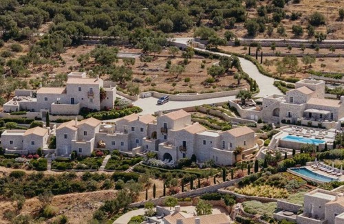 Areopoli Villa | Villa Aetheron, Divine Sea Views, Private Hot Tub, Furnished Terrace, Shared.
