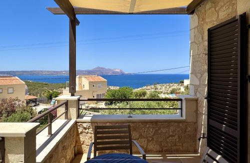 Kokkinon Khorion Villa | Villa Afrati Sea Views Pool AC
