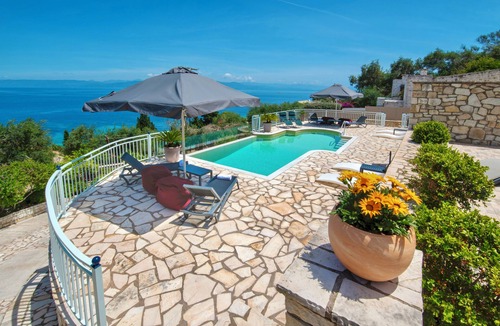 Gaios Apartment | Villa Avgerini Paxos I: Deluxe beachfront apartment with breathtaking sea views