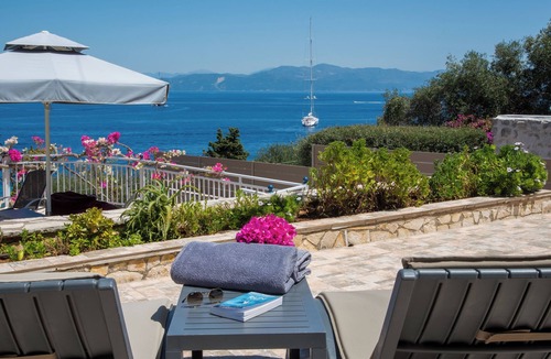 Gaios Apartment | Villa Avgerini Paxos II: Stunning sea views, private terrace and Infinity pool