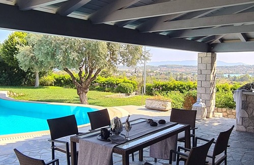 Porto Heli Villa | Villa Dalousa Retreat - 5 min to the beach private pool/jacuzzi spa