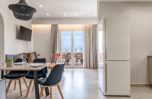 Mikri Vigla Villa | Villa 'Finest Air with Private Pool' with Sea View, Wi-Fi and Air Conditioning