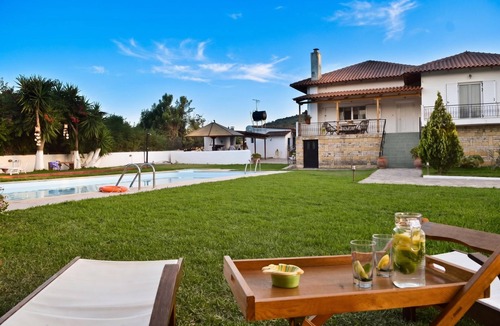 Larissos Villa | Villa John Dimeon Kato Achaia With Pool, Patras, Greece