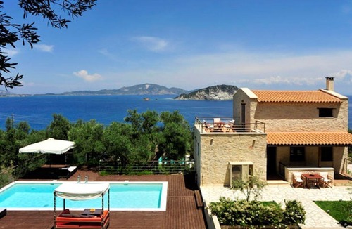 Marathias Villa | Villa Marathonisi View - wonderful 3 bedroom Zante villa, private pool and AC