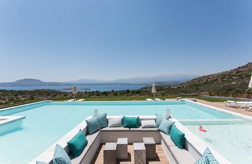 Akrotiri Villa | Villa Philaea, Divine Sea Views, Private Infinity Pool, Furnished Terrace,.