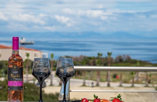 Rhodes Town Villa | Villa Serena Kalithea Rhodes Sea View& Jacuzzi