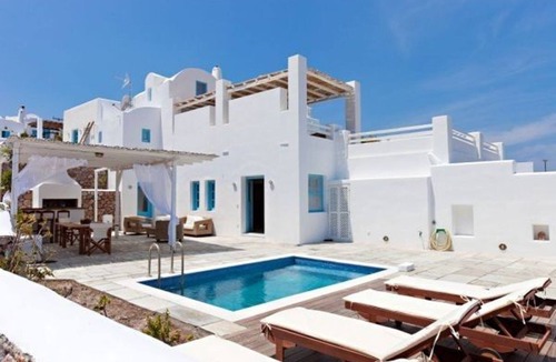 Kamari Villa | Villa Solaryth, Divine Sea Views, Private Pool, Furnished Terrace, Santorini