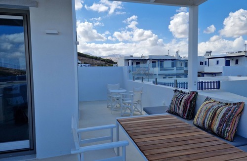 Molos House | Windbirds Molos Ferienhaus Direkt am Meer