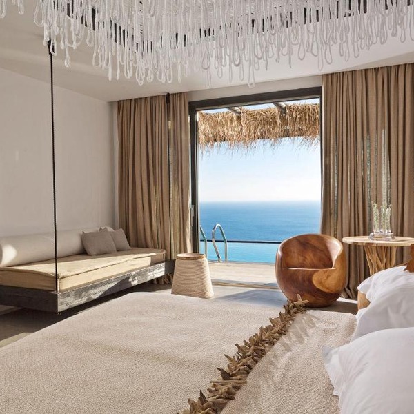 Myconian Utopia Relais & Chateaux in Elia Beach