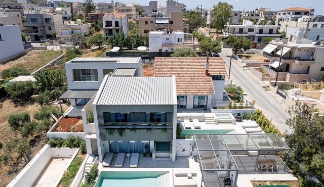 2 Sea View Villas as 1 by Chania Living Stories in ΧΑΝΙΑ