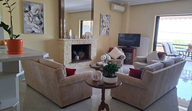 3BR Greek Riviera Escape | Near Voula Beach & Athens Riviera in Voula
