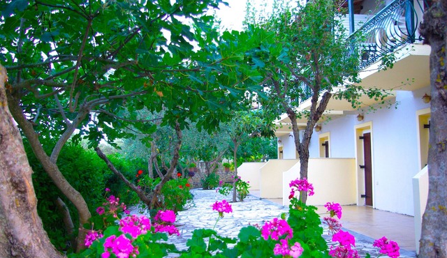 5 Ground floor studios and apartments with private front garden for your team in Zakynthos