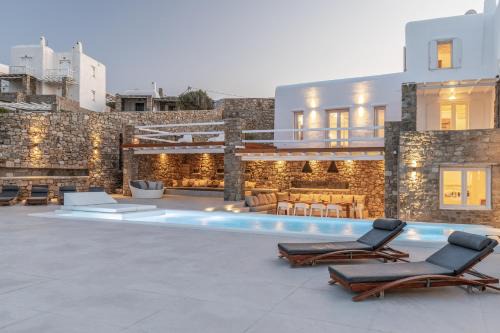 Actors Prestige Villa -Private Pool & Sea View in Mikonos