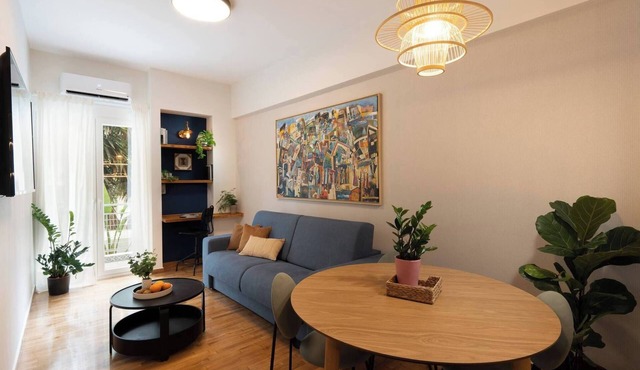 Adela's Apartment | BR & LR Next to Metro in Athens