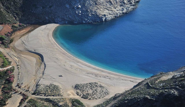 Aegean Villa with view of the Aegean Sea in Andros