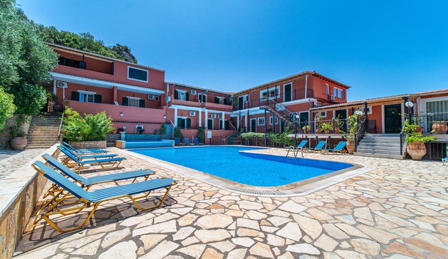 Apartment 'Arianna 14' with Private Terrace, Shared Pool and Wi-Fi in Corfu