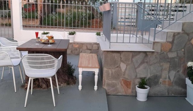 Apartment 'Chrissi Princess 2' with Sea View, Wi-Fi and Air Conditioning in Skala Sotiros