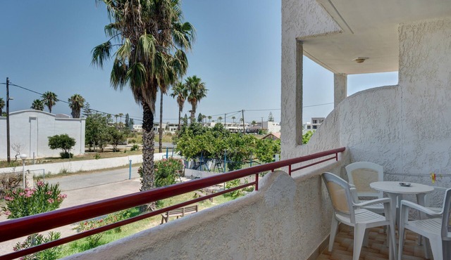 Apartment 'Golden Sun Two-bedroom Apt 1' with Sea View, Shared Pool and Wi-Fi in Kos