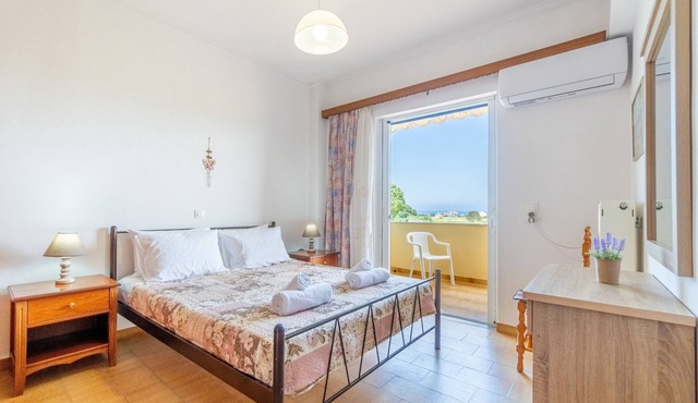 Apartment 'Lotus 5' with Sea View, Wi-Fi and Air Conditioning in Corfu