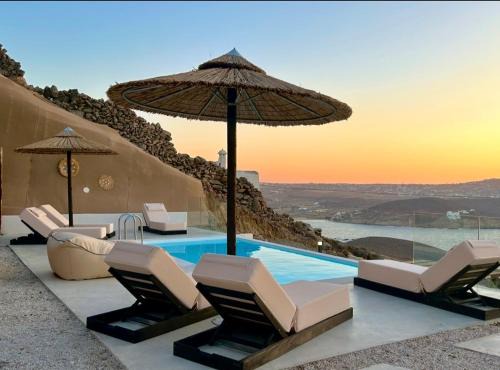 Apellōn Mykonos Luxury Seaview Retreat in Mikonos