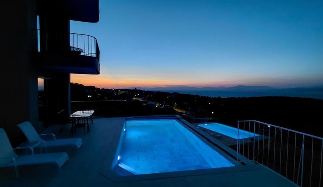 Azure - ERATO with pool and sea view in Spárton
