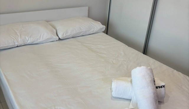 Beachfront Studio with 2 Pools, Free Parking & Wi-Fi in Korinos in Korinos