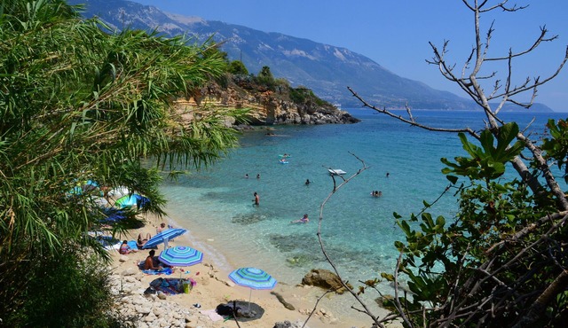 Bungalow Kefalonia: 2 bedroom bungalows with amazing sea view, Spartia, Greece in Kefalonia