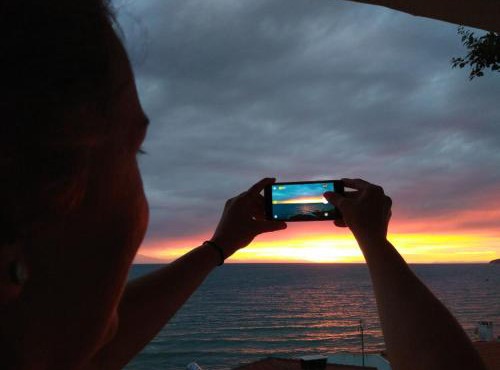 By the sea with great view in Siviri