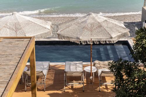 Cavo dio 5 - Beachfront Bliss - Cozy Apartment Pool Sunsets in Dhiminión