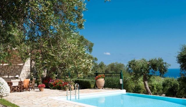 Charming Country Villa with Walled Gardens near Loggos & Lakka in Paxos