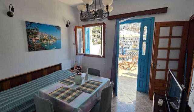 Comfort & Panoramic Village Views in Drymalia