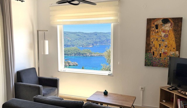 Cozy Apt | Panoramic Seaview | 2 Baths | Villa Amaryllis | Paleokastritsa in Palaiokastritsa