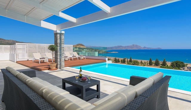Dazzling Lindos Villa | Villa Aegean Glory | 5 Bedrooms | Breathtaking Sea Views in Lindos