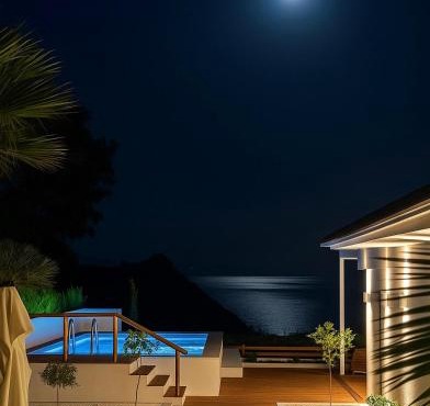 Divinum Mare Luxury Villa Private Pool 200m Beach in Palaiochórion