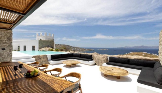 Exquisite Mykonos Villa | Villa Apocryphos | 6 Bedrooms | Unique Aegean Sea View in Mykonos