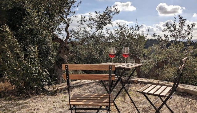 Gemütliches Apartment 2 bis 3 Personen überdachte Terrasse Finikounda in Finikounta