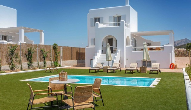 Gorgeous Naxos Villa | 4 Bedrooms | Villa Ryoga | Spacious Outdoor Area with. in Naxos