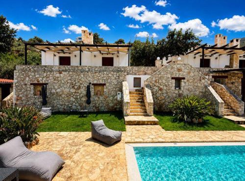 Hidden Oasis Amazing Seaview- Anameni 1BD 1BA 4PL in Kókkinon Khoríon