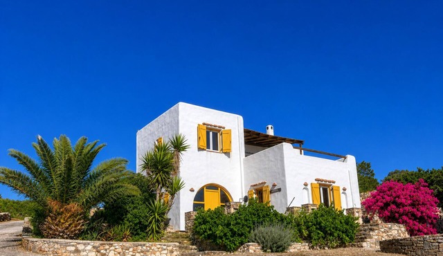 Hilltop Home Sea Views & Terrace Dining near Aliki in ageria