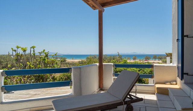 Holiday Apartment "Maria's Village Suite" with Sea View, Private Terrace & Wi-Fi in Paros