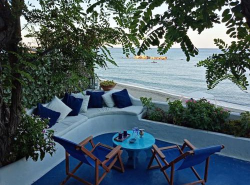 House on the beach in Skiros