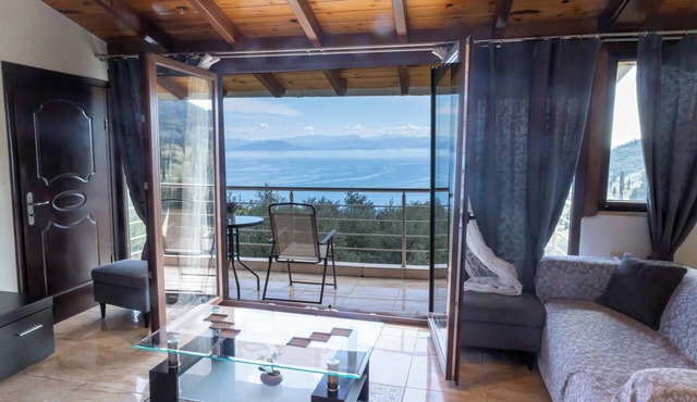 Ionian Skyline Horizon House by ΜΡS in Loukata