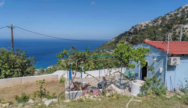 Irene's Cottage Myrtonas | Hilltop Sea View Retreat in Karpathos