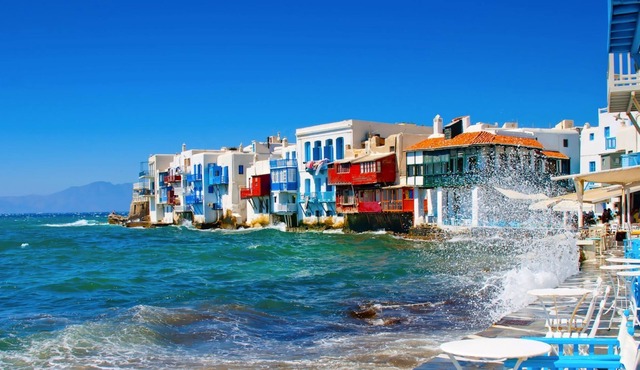 Kleopatra House, Mykonos, shared swimming pool, 2 bedrooms, Kalafatis Beach in Kalafati