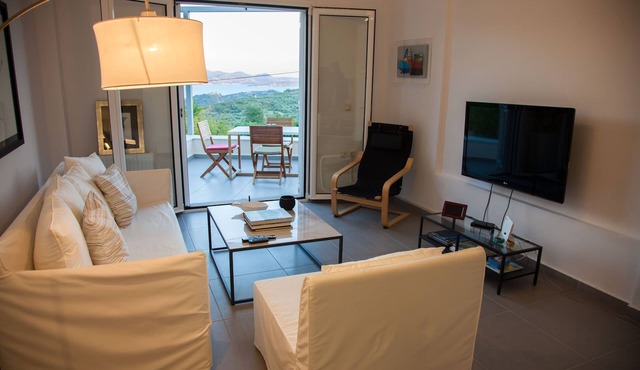 La Casa Bianca, con magnifica vista! in Ληξούρι