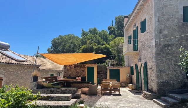 Lefkada Village, Traditional Stonehouse in Lazarata