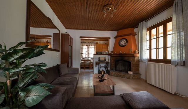 Marin Holiday: Mountain retreat with easy beach access. Cozy home 1.5km from sea in DIONISOS